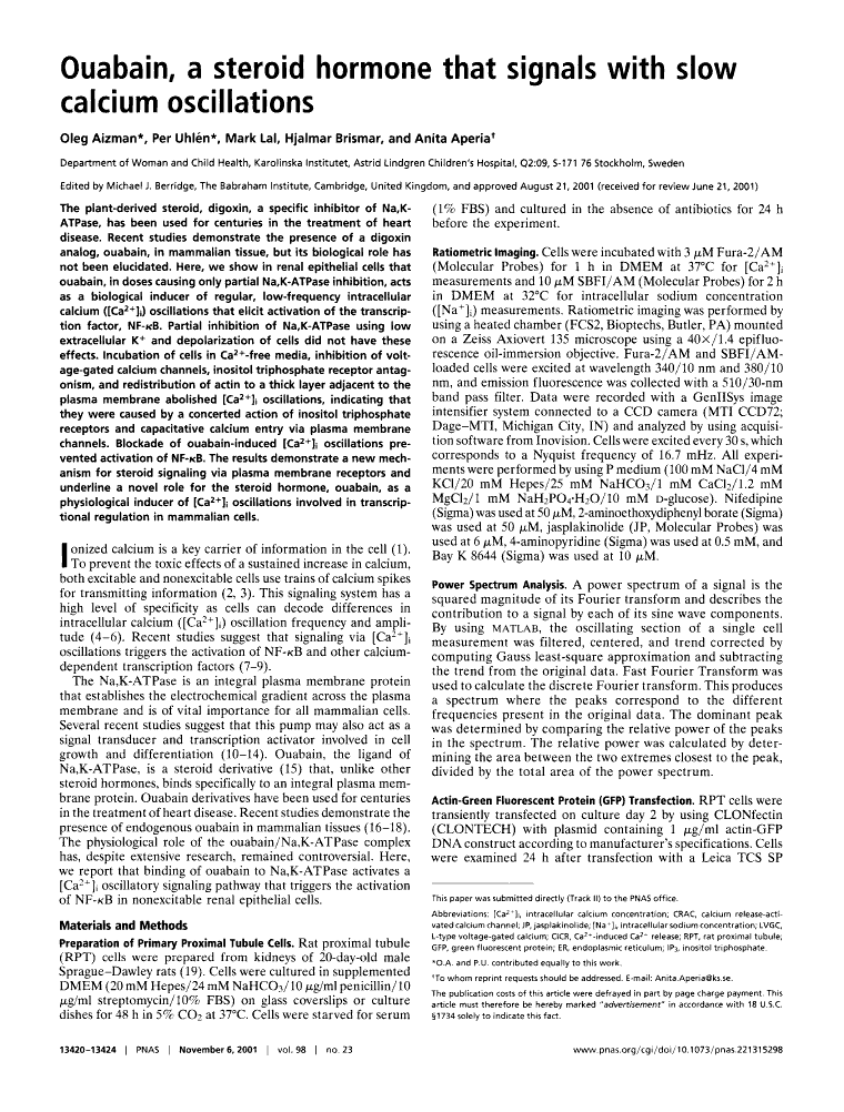 steroid hormones signal calcium id 16728